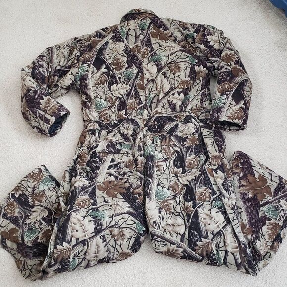 Master Sportsmans Prestige Insulated Camo Coveralls Mens XXL Hunting Winter - Picture 9 of 12